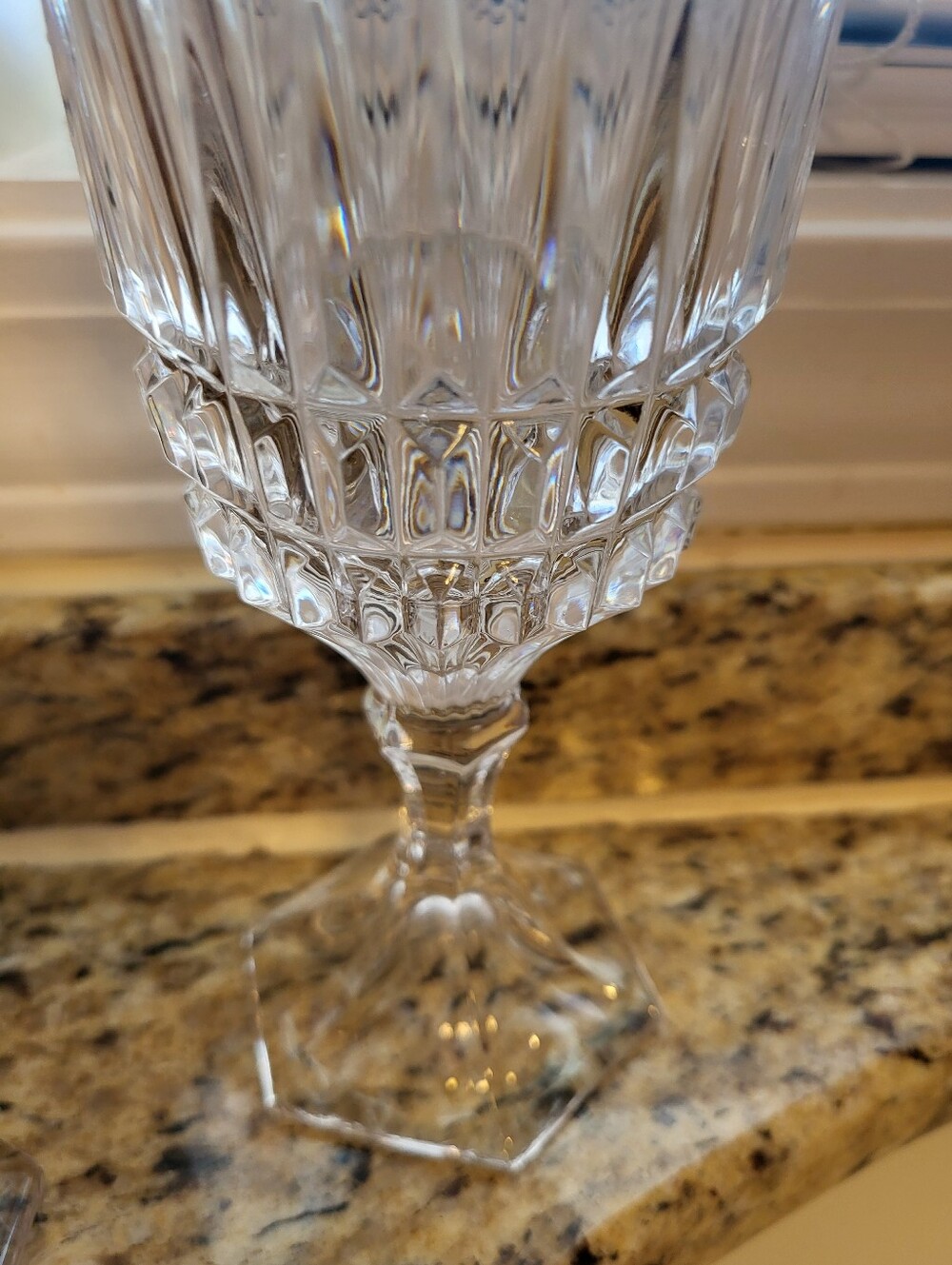 Fostoria Heritage Clear Goblet Wine Glasses - Set of 2 7.25 x 3.25 Inches - Picture 6 of 10